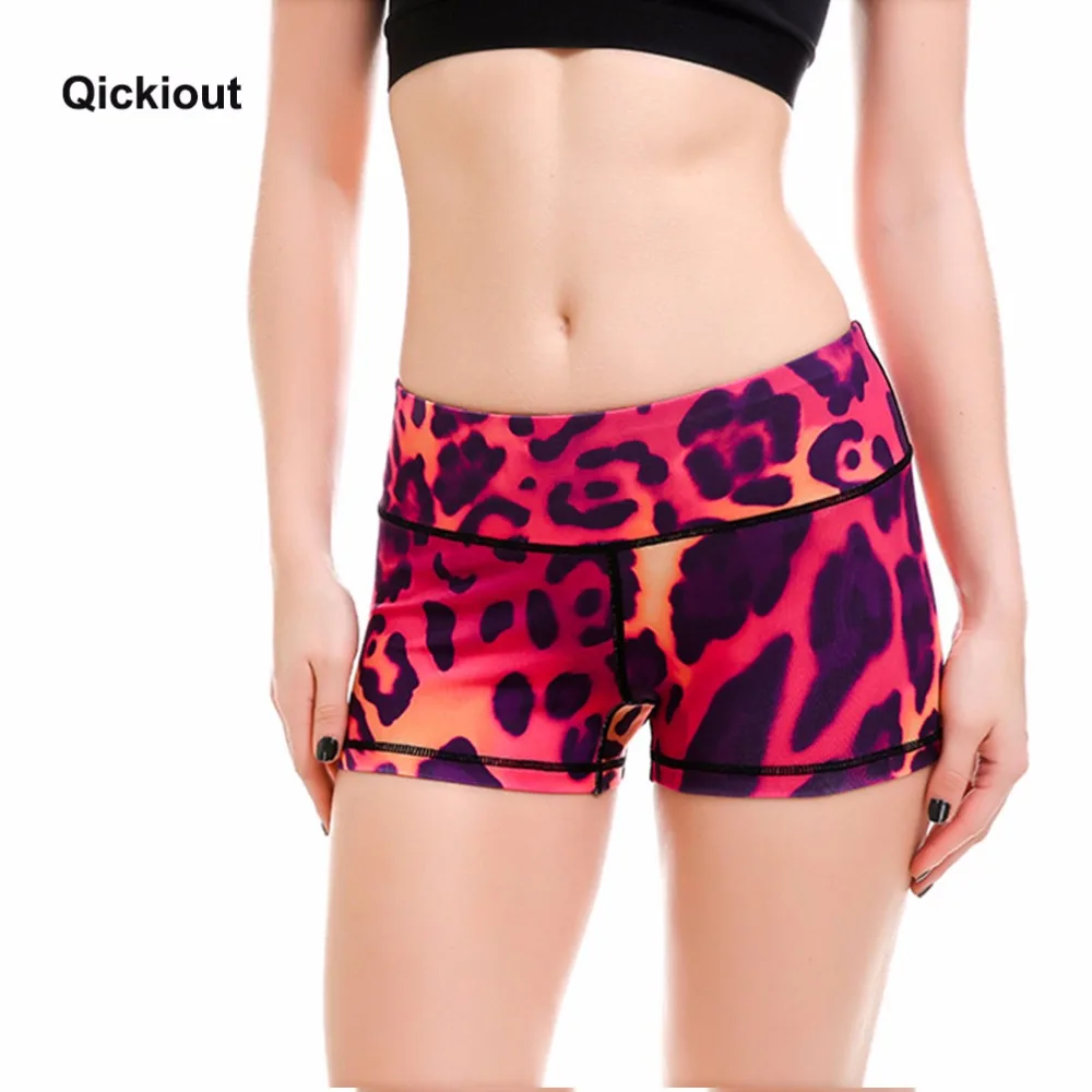 

Qickitout Shorts S-XXXXL Women's Sexy Leopard Wild Beast Shorts Casual High Waist 2017 Spring Summer Sexy Elegant Skinny Shorts