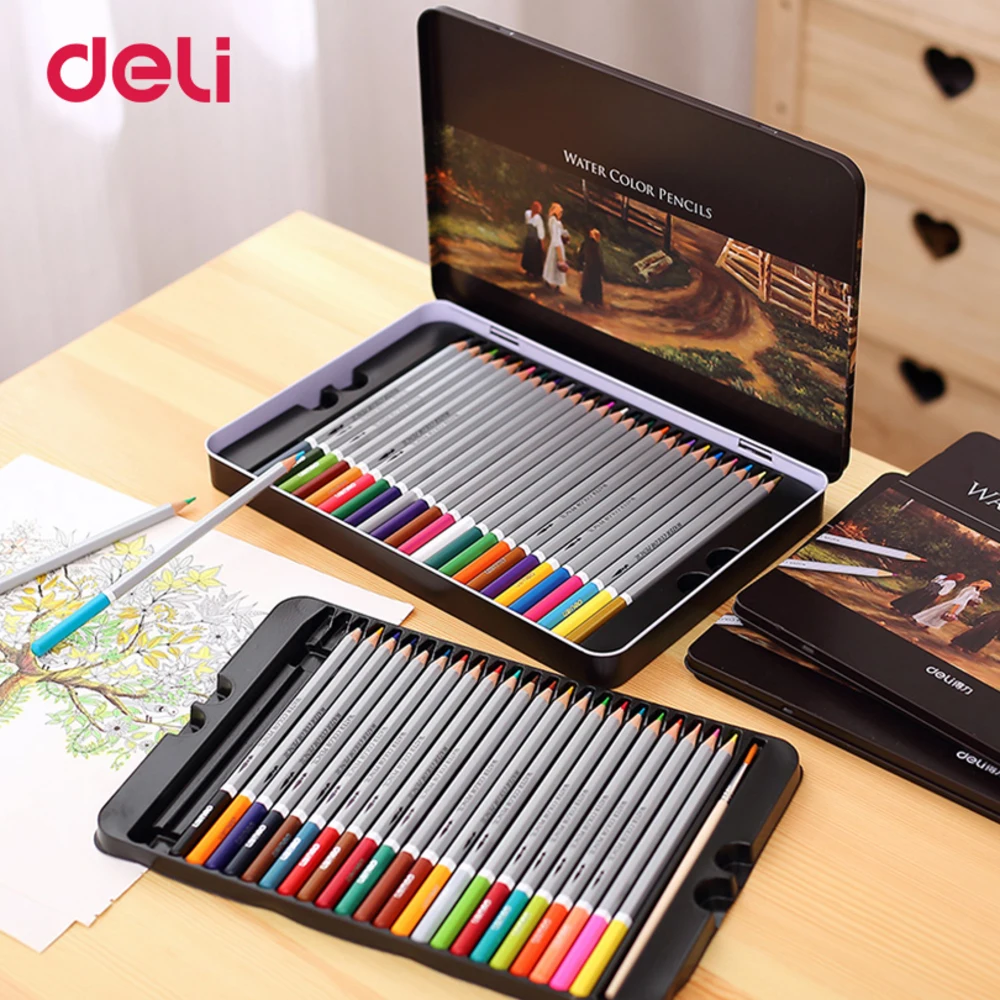 

Professional color Pencils Set for Drawing 48 Colors Painting Sketch Tin Box Art School artist Supplies colour WJ-SMTG191