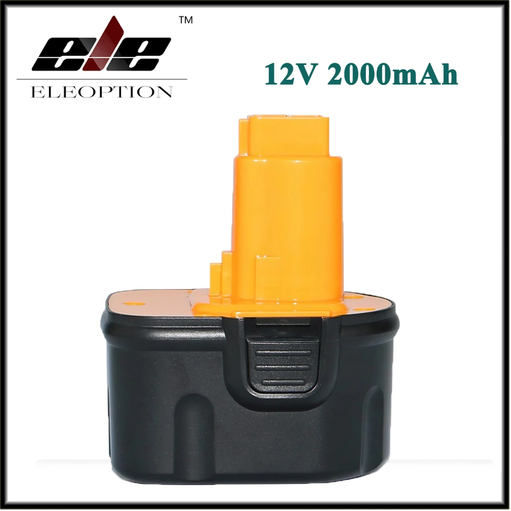 

Eleoption 12V 2000mAh NI-CD Replacement Power Tool Battery for DW9071 DW9074 DE9037 DW9072 DE9075 DW9071