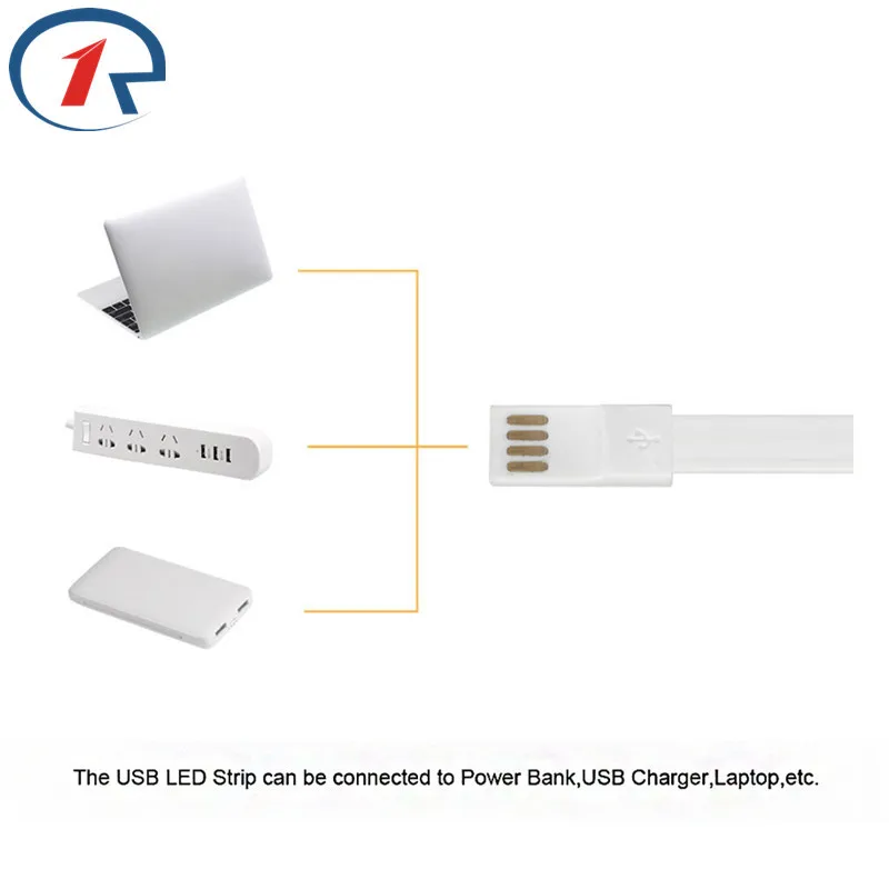 Светодиодная лента ZjRight с USB освещение для уличного спорта портативное женское