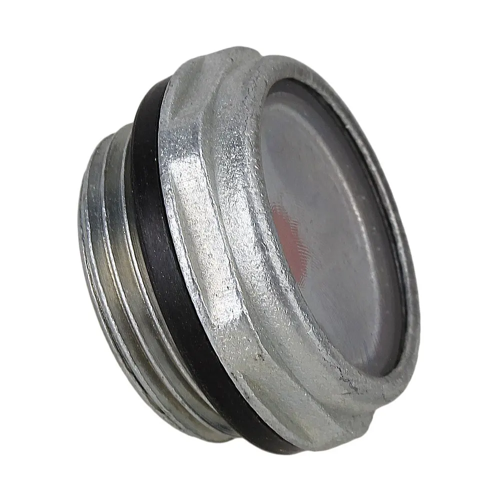 Metal Air Compressor Oil Level Sight Glass Set of 2