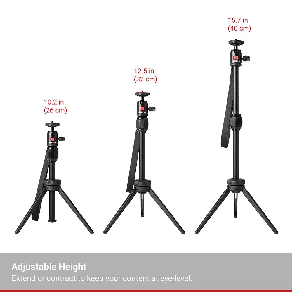  Nebula Capsule Adjustable Tripod Stand Compact Lightweight Aluminum Alloy Portable Projector for Pi