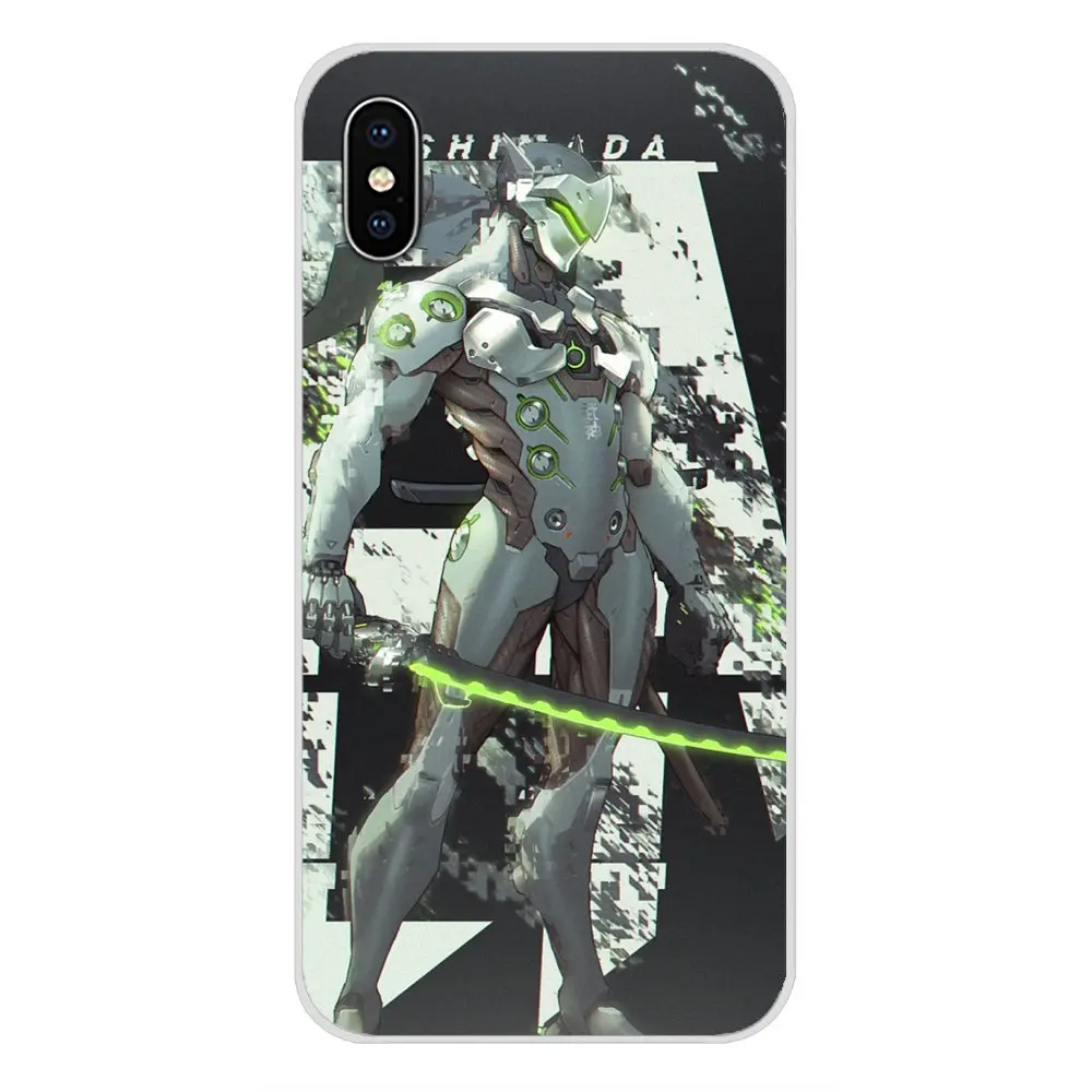 Силиконовые чехлы для часов Genji Character Trailer Apple iPhone X XR XS MAX 4 4S 5 5S 5C SE 6 6S 7 8 Plus ipod touch