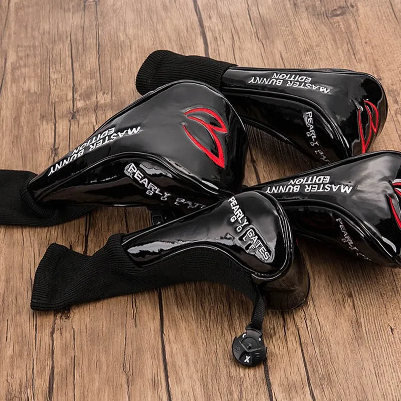 جولف UT Headcovers الهجين يغطي بو الجلود 2 الألوان Fariway غطاء من الخشب سائق غطاء