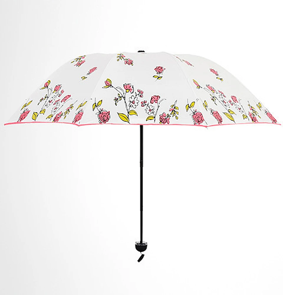 Yesello Ветрозащитный складной автоматический зонт для женщин Автоматический большой ветрозащитный дождевик зонты для мужчин черное покрытие дождевик