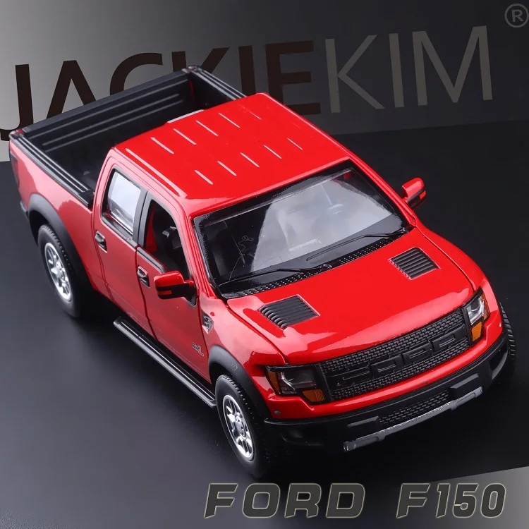 Высокая имитация изысканных литых и игрушечных автомобилей: Caipo автомобильный Стайлинг Ford F150 Raptor пикапы 1:34 модель автомобиля из сплава