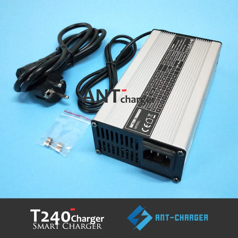 Умное зарядное устройство 240 Вт 43 2 в 5 А 38 4 для 36 В 12s LiFePO4 LFE LFP LiFe battery pack|Зарядные