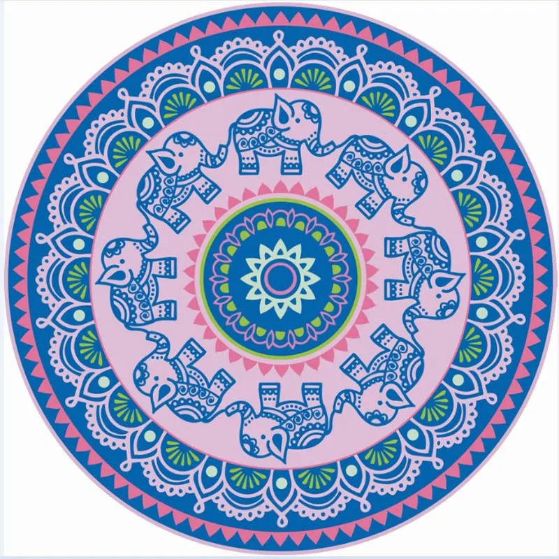 Новая индийская Мандала Ткань Гобелен настенная Мандала пляжное полотенце хиппи психоделический гобелен Гобелен Мандала полотенце s - Цвет: 1 Tapestry