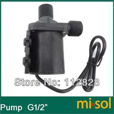 

10pcs/lot 12VDC Micro pump G1/2" Circulatory system pump hot water pump Brushless