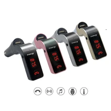 Wireless FM Transmitter Modulator Bluetooth Car Kit G7 Car Charger AUX Hands Free Music Mini MP3 Player SD USB LCD car styling