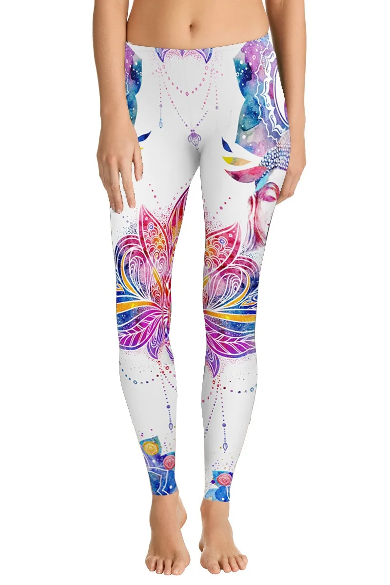 indian style color buddha mandala leggings (2)