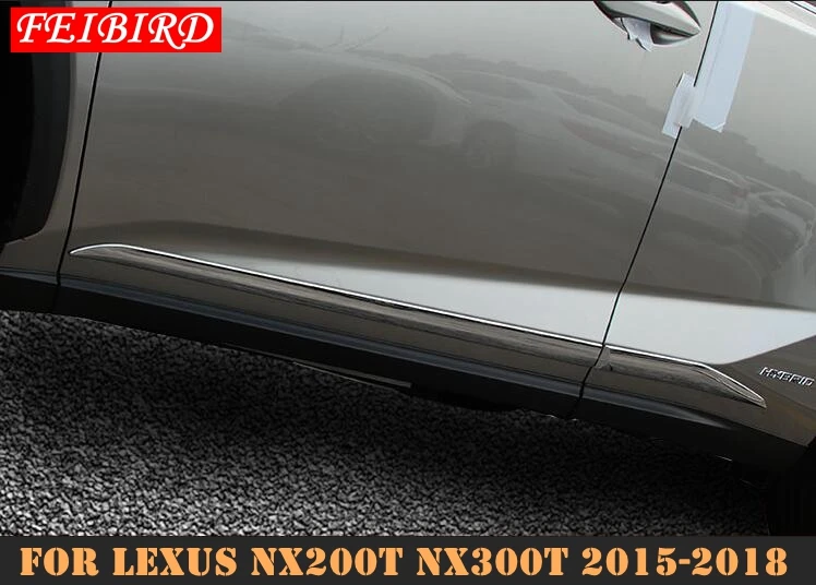 ABS хромированные внешние аксессуары для LEXUS NX NX200T NX300T 2015 2016 2017 2018 Боковая дверь
