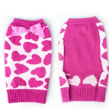 

Cute Small Dog Coats Sweater Warm Chihuahua Clothes Pet Sweatshirt Pink XS-L