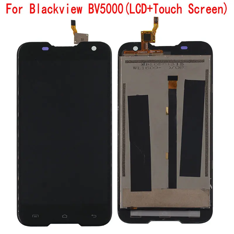 

100% Original For Blackview BV5000 LCD Display Touch Screen Assembly Digitizer For 5.0 inch HD Screen BV5000 with free tool