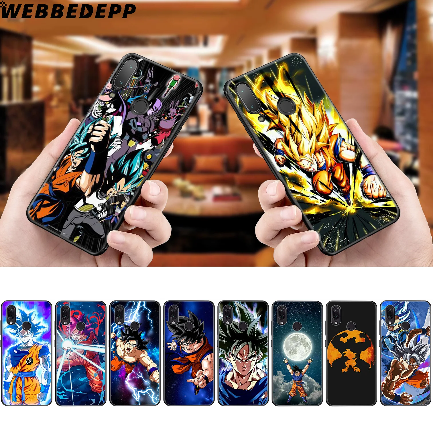 WEBBEDEPP супер мягкий чехол Dragon Ball Z Goku для Xiaomi Redmi K20 7A 4A 4X 5 5A 6 6A S2 Note 8 4 7 Pro Plus Prime |