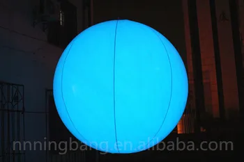 

Free shipping 2m inflatable advertising pvc balloon with LED light for sale