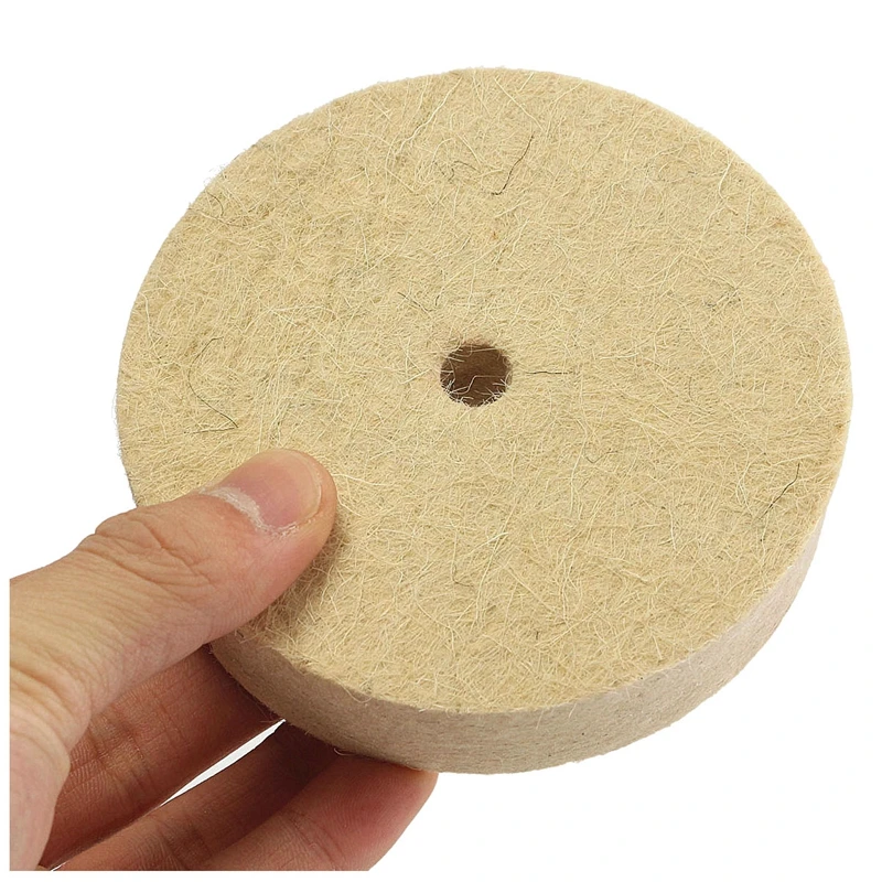 HLZS-100x25mm 4 дюймов ювелирные изделия полированное шлифовальное колесо шерсть фетр польский Полировочный диск Pad