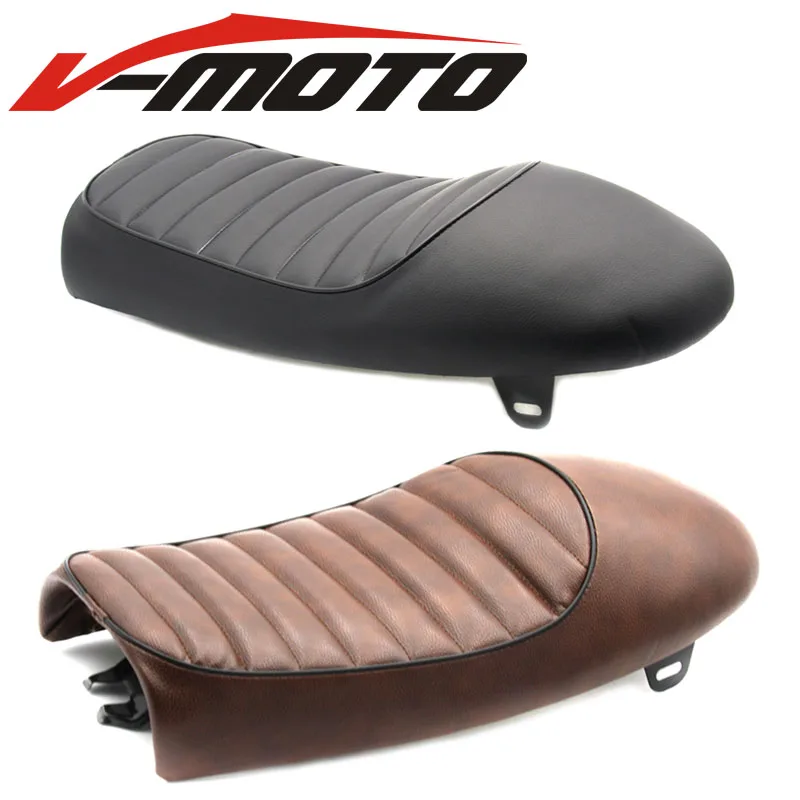 

New Brown Vintage Hump Seat Cafe Racer Saddle GN CB200 CB350 CB400SS CB500 CB750 SR400 SR XJ XS KZ Motorcycle Retro Seat