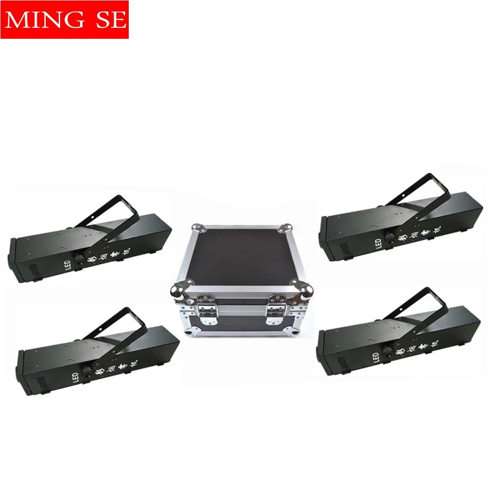 4pcs/lots Fog machine RGB 3in1 LED 1500W smoke machine with Flight Case