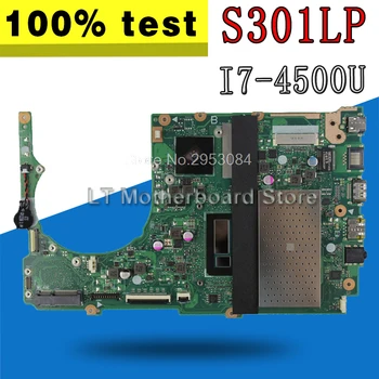 

For 301L Q301LP S301LP For Asus VivoBook Laptop Motherboard S301la rev2.0 Mainboard I7-4500U Radeon HD 8530M 4G fully tested