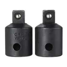 Набор из 2x1/2~ 3/8 металлических пневматических втулок с адаптером с головкой с воздушным ударом