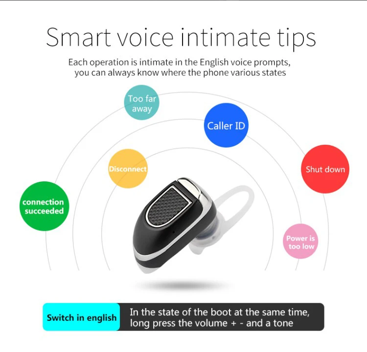 FX 6 Bluetooth Earphone Wireless Headset Mini Earbuds Handsfree Bluetooth 4 0 Earpiece Stereo With Mic For Huawei Xiaomi Phone