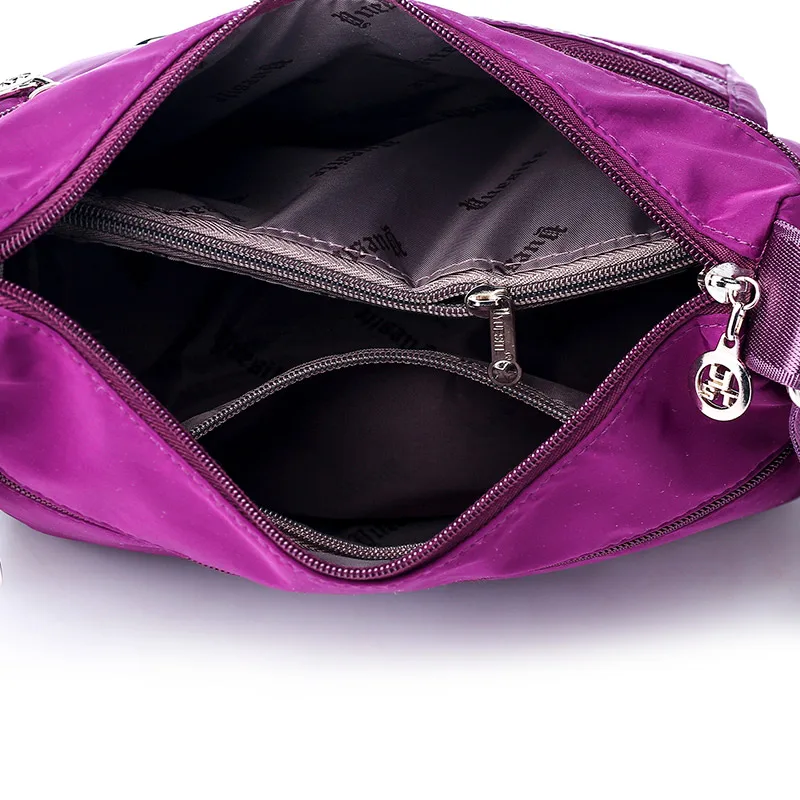  Fashion Women Messenger Bags Hobos Shoulder Zipper Bag Lightweight Waterproof Nylon Oxford Travel C - 32965450164