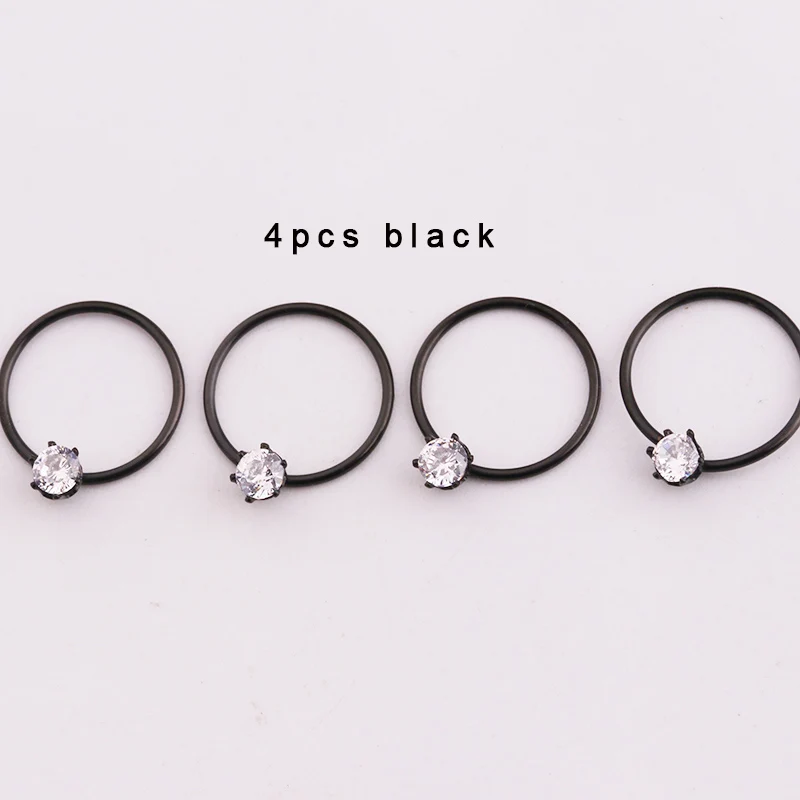 4pcs black