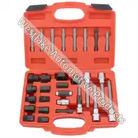 30pcs เครื่องกำเนิดไฟฟ้ากระแสสลับรอก Freewheel Puller Alternators ชุดเครื่องมือพิเศษซ็อกเก็ตชุด