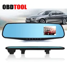 3.0 Pulgadas Espejo Retrovisor Con Visión Nocturna Que Conduce el Registrador DVR Del Coche Espejo Retrovisor de la Cámara Grabadora de Vídeo Dash Cam JC20