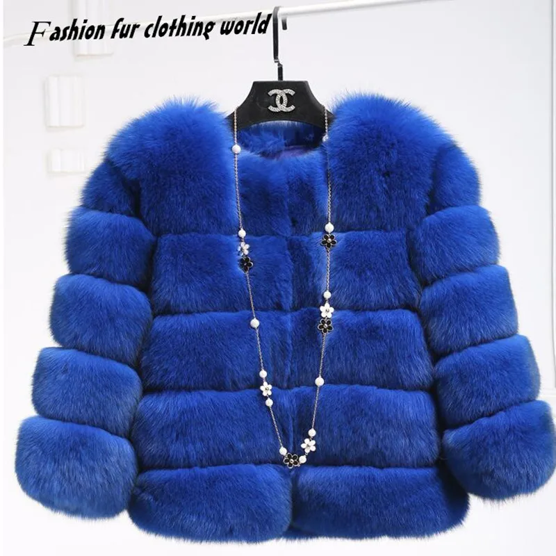 

2016 new imitation fox fur faux fur winter coat jacket women fashion ladies thick warm luxurious fur coats S-XXXL simulation P69