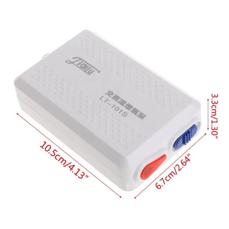 Кислородный насос для аквариума, воздушный насос, компрессор, USB Перезаряжаемый, для улицы, портативный, США, вилка, 100-240 В, оборудование для аквариума, аварийное оборудование