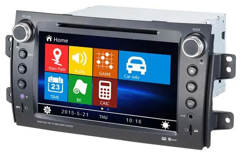 Sale 8" Car DVD player with GPS(optional),audio Radio stereo,BT/TV,car multimedia for SUZUKI SX4 2006 2007 2008 2009 2010 2011 2012 3