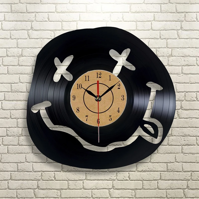 Nirvana Smells like teen spirit Vinyl Wall Clock Art Gift Room Modern Home Record Vintage Decoration_