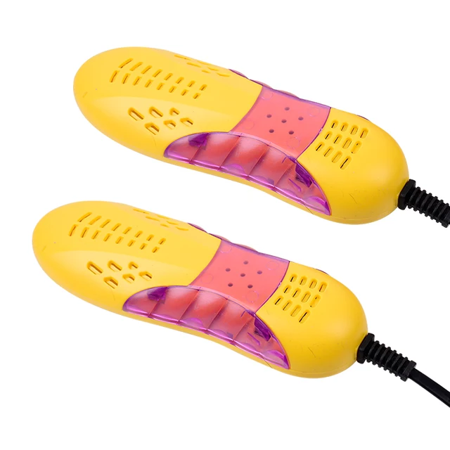 Race Car Shape Voilet Light Shoe Dryer Foot Protector Boot Odor Deodorant Dehumidify Device Shoes Drier Heater 4