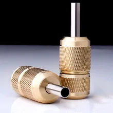 Один шт Высокое качество Медь 25 мм самоблокирующиеся ручки трубки татуировки Поставки боди-арт