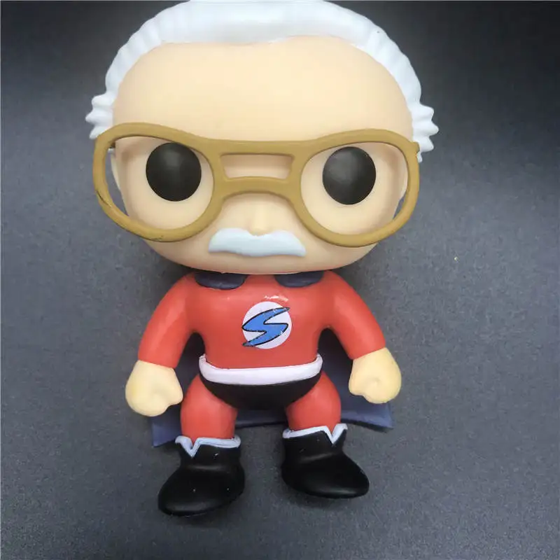 

POP Stan Lee Collection Model Toys Red Superhero Pop Vinyl Action Figures Kids Toys For Children Chinese version