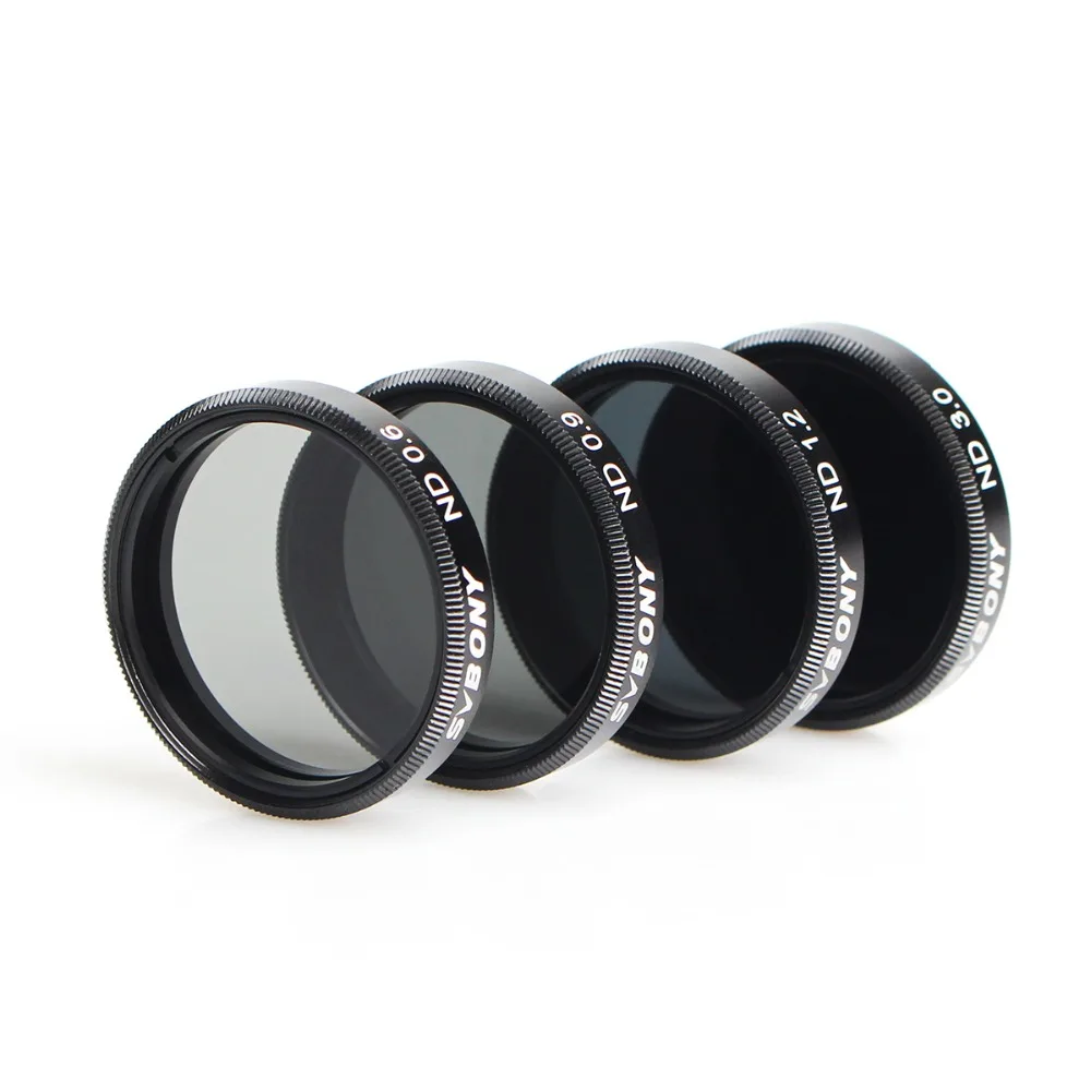 

SVBONY 1.25" Filter Set ND Neutral Density Moon Filter Kit for Telescope Eyepiece Reduce Overall Brightness F9151A