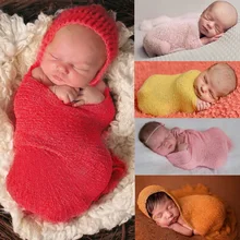 Детский hooyi Подставки для фотографий 40*150 см, растягивается до одеяла для новорожденных кровать накидки для маленьких девочек одежда для детей Одежда для детей Nubble район Свинг