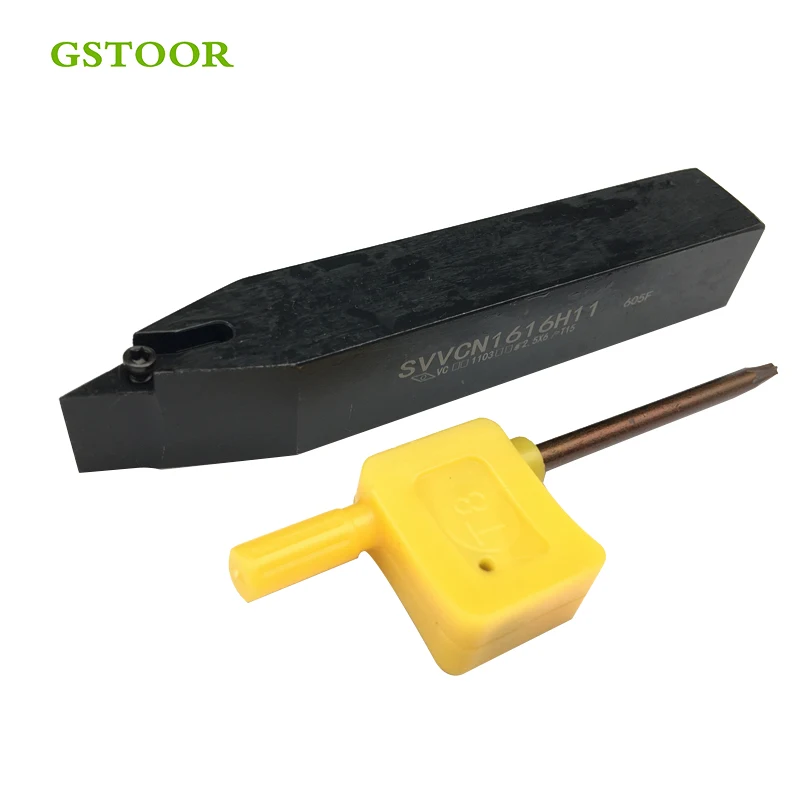 

1PC SVVCN1212H11 SVVCN1616H11 HSS External turning tool CNC External Turning Tool Holder