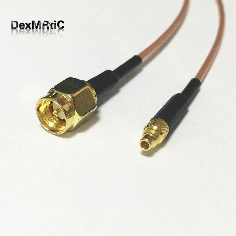 1 шт. SMA штекер MMCX Мужской прямой кабель Пигтейл адаптер RG178 15 см/30 см/50 см|adapter