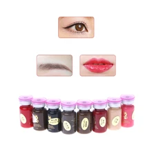 Для бровь, карандаш для глаз, губы, паста для татуировки, практика, пигмент для чернил, специально для начинающих, 7 цветов#11