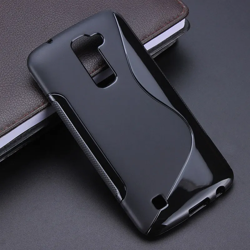 

7 Color S line Anti Skidding Gel TPU Slim Soft Case Back Cover For LG K10 LTE K430 K430ds K420N K 10 Phone Rubber silicone Bag