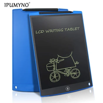 

IPUMYNO 281*185*5mm 12inch Digital LCD Drawing Tablet Kids practice Writing Pad Graphic Board for Practice Drawing Board