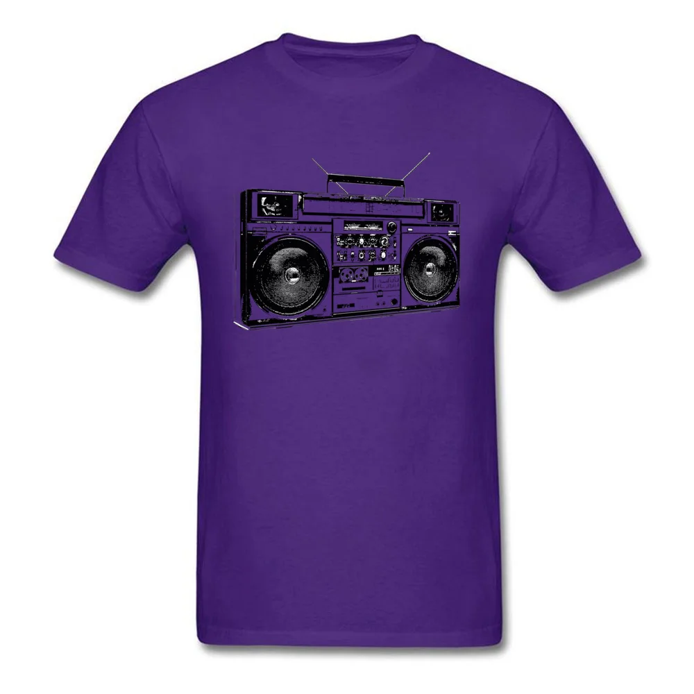 Boom Box Times Family Short Sleeve T Shirt April FOOL DAY O Neck Cotton Men Top T-shirts Family T-shirts 2018 New Fashion Boom Box Times purple