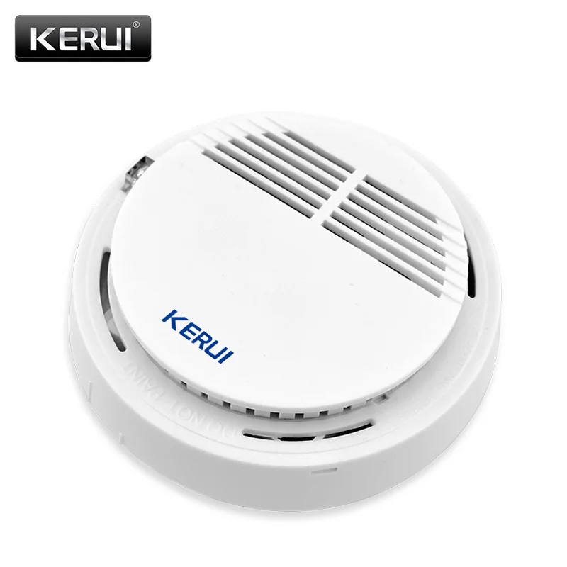 KERUI 2 шт. беспроводной охранной сигнализации Дым пожарный детектор/сенсор для
