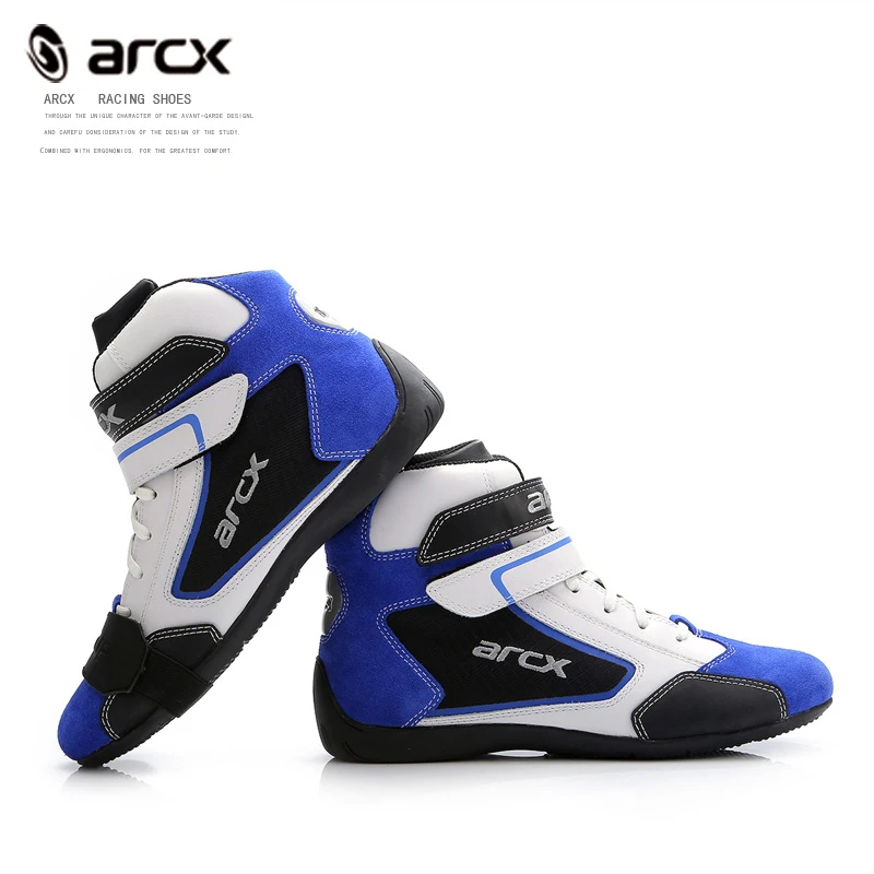 Байкерские ботинки ARCX из коровьей кожи уличные городские мотоциклетные гоночные