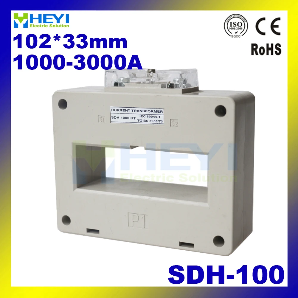

High current measurement SDH-100 1000/5A - 3000/5A bus-bar current transformer 15VA Current Switches