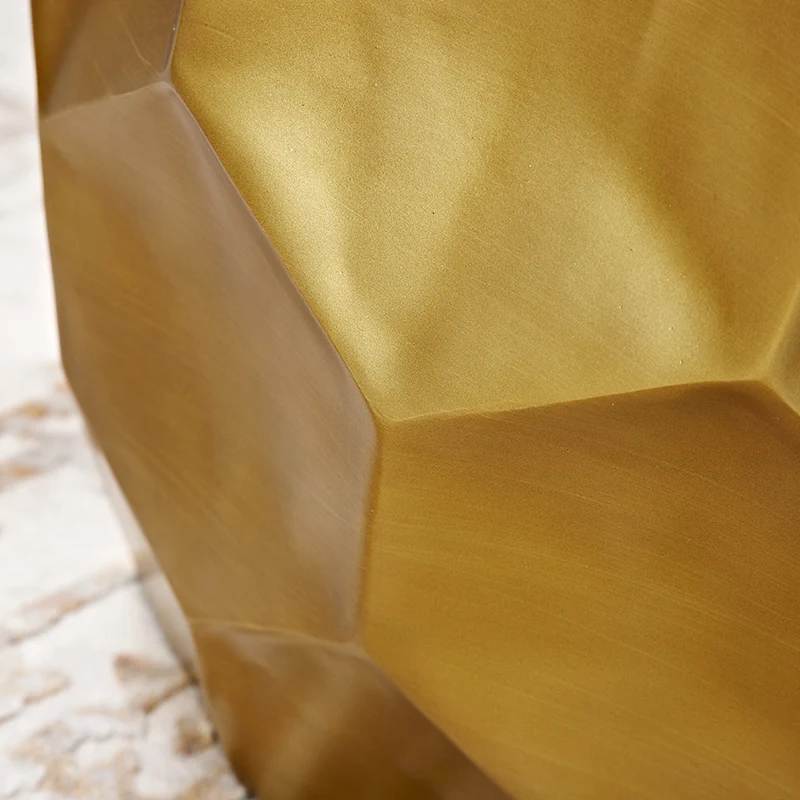 Nordic sofa side living room corner bronze drums fashion creative side table personality bedside modern minimalist small table