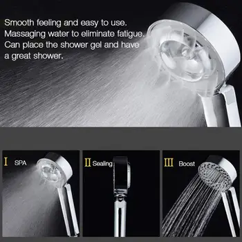 

HobbyLane Bathroom Hanheld Shower Head Water Saving Acid and Abrasion Resistance Shower Filter